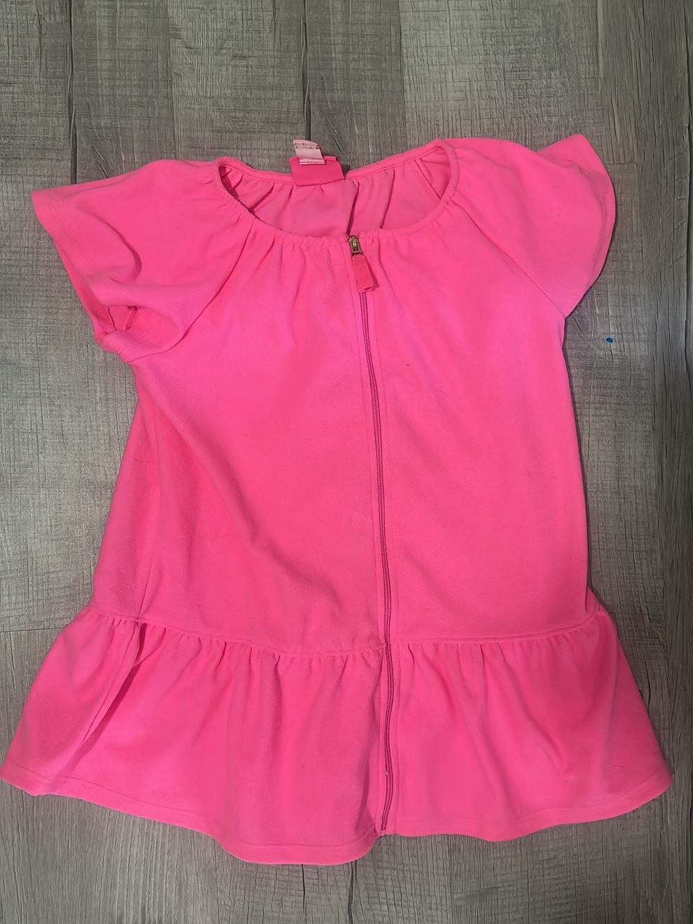 Lilly Pulitzer pink zip up coverup small 4/5